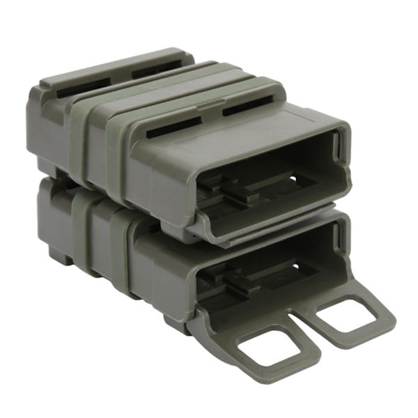 Portabel Mag Fast Attach Pouch Molle System Modul Dobbelt Ammo Holder Bærer Army Green