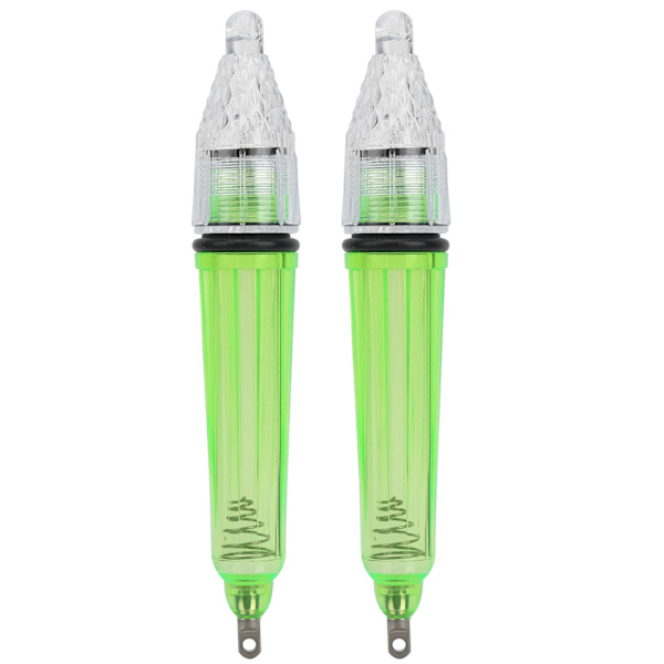 2 stk Havfiske Ferskvann Universell Blekksprutlampe Undervannsattraherende LED Lokkelys 17CM