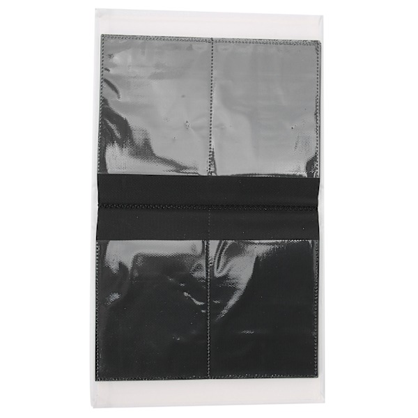 Holdbar negleklistermerkesamling album Negledekaler Oppbevaringsbok DIY Nail Art Stickers Holder Hvit