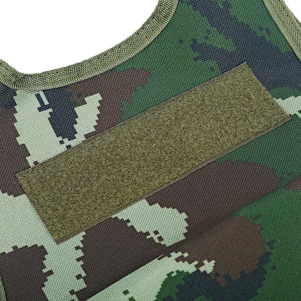 Lämpöiset lasten kamouflageliivit ulkoilun ja leikkien varten (Jungle Camouflage S)