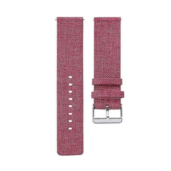 23 cm justerbar blød lærredsrem til smartur som erstatning for Fitbit Blaze Light Grey