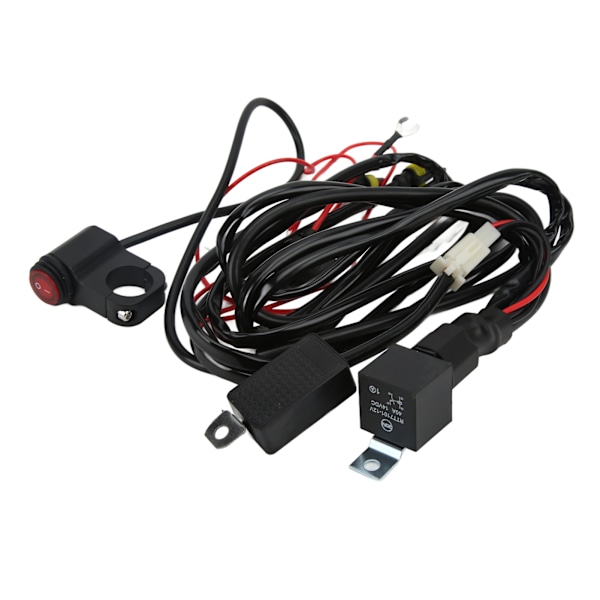 13 fot LED-lys bryter ledningsnett 14AWG 1‑til‑2 med relé 40A sikring for motorsykkel SUV ATV UTV