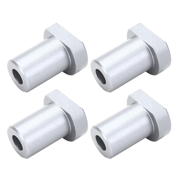 4 st Bänk Hundar 19 mm Diameter Arbetsbänk Pig Aluminiumlegering Höghållfast Träbearbetning Desktop Stop Tenon Silver