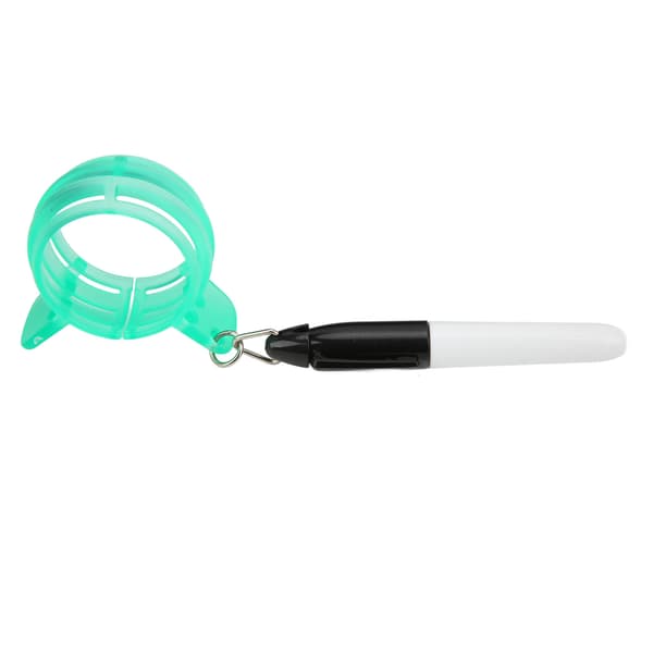 360° Golf Ball Line Marker Plastic Golf Three-Line Drawing Device for General Purpose Green