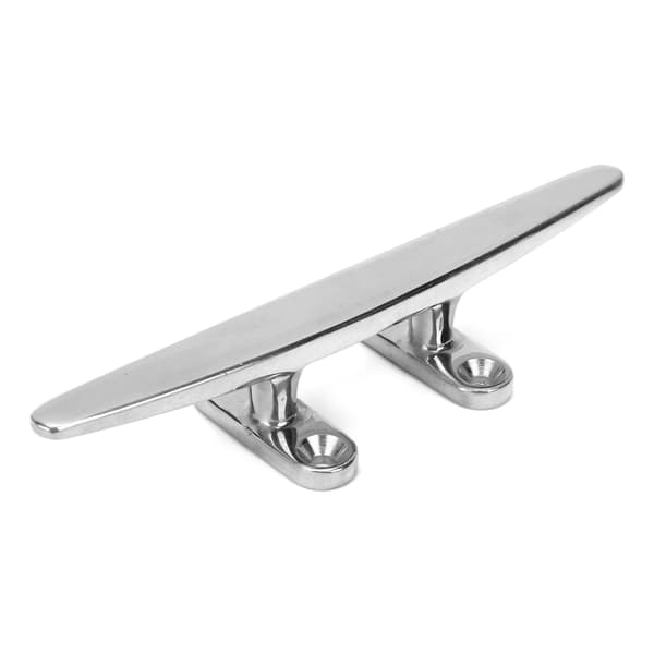 8 tommer rustfrit stål båddock klamp anti-korrosion velpoleret til reb marine hardware