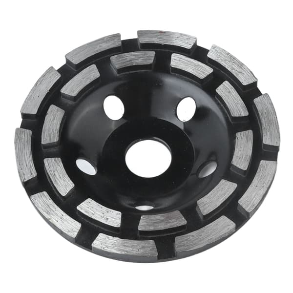 Diamantslibeskive Slibeskive Lav Vibration Sæt Sort til Sten Beton Diameter 125mm