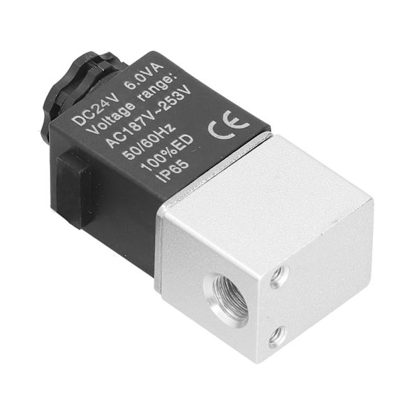 2V025-06 2-Position 2-Way Solenoid Valve Normally Open Stable Durable Electromagnetic Valve DC24V