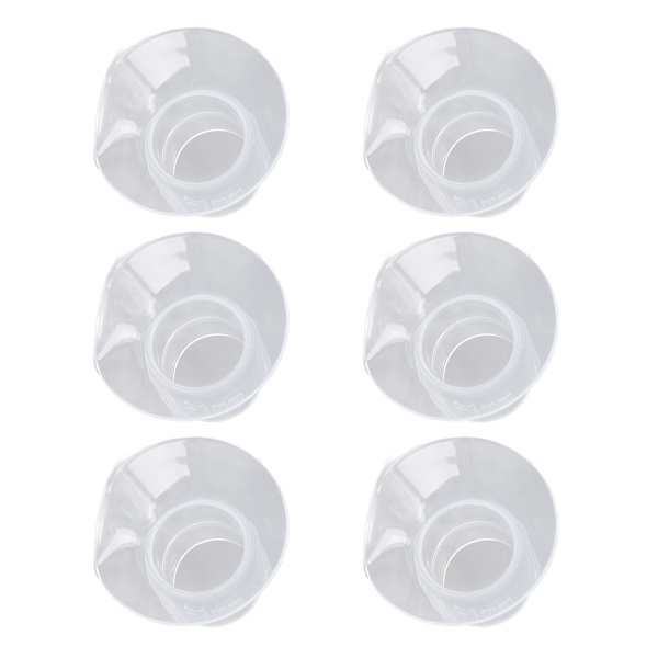 6st flänsinsatser Hands Free Bust Pump Bärbar Portable Spectra 24mm Shields Flänsar 21mm / 0.8in