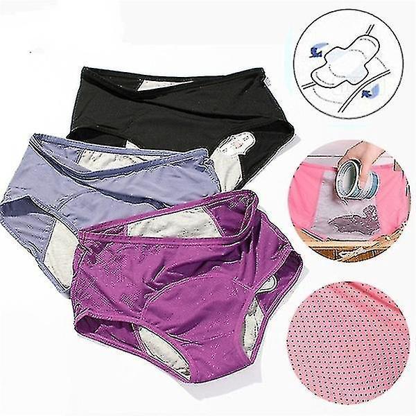 Läcksäkra Menstruations trosor 4XL - 4 par