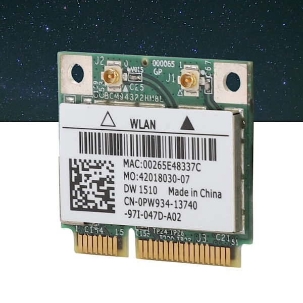 Dual Band 300Mbps Mini PCI-E trådløst netværkskort til Dell E4200 E5500