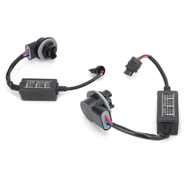 2 stk 3157B LED-dekoder Lastmotstand Canbus Flash Feilfri kansellerer for billykt Tåkelys