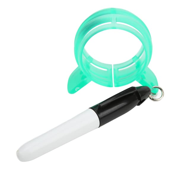 360° Golf Ball Line Marker Plastic Golf Three-Line Drawing Device for General Purpose Green