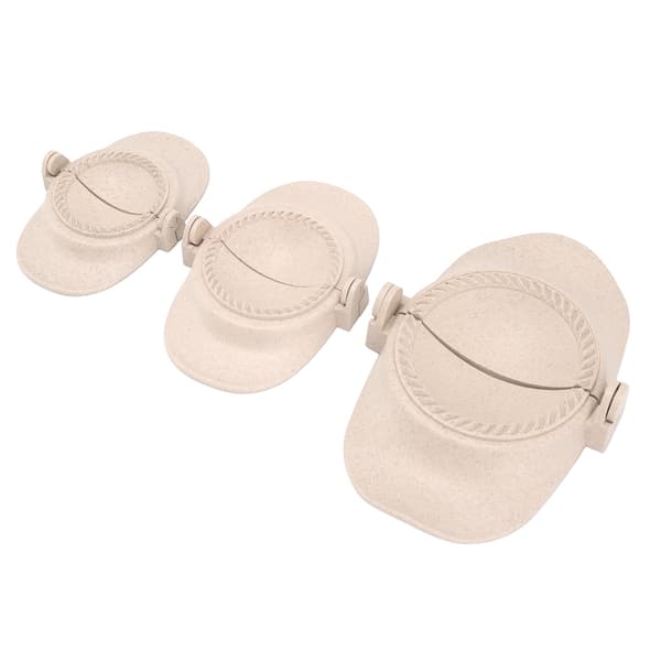 3 st Dumpling Maker Form Vete Halm Empanadas Pressform Olika storlekar för matlagning Kök Primärfärg