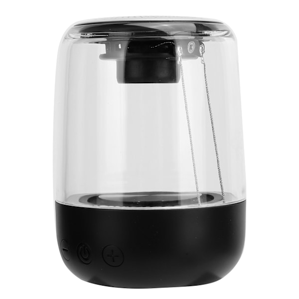 Bluetooth 5.0 Trådlös Högtalare Brusreducering HIFI Stereo Ljud Subwoofer med LED-Ljus Svart