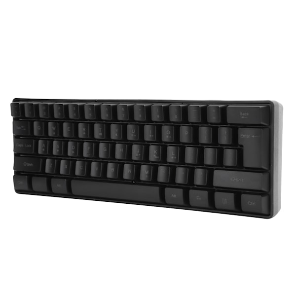 HXSJ V700 Tastatur USB RGB Baggrundsbelysning Spil Tastatur med 61 Taster til Bærbar Computer Desktop