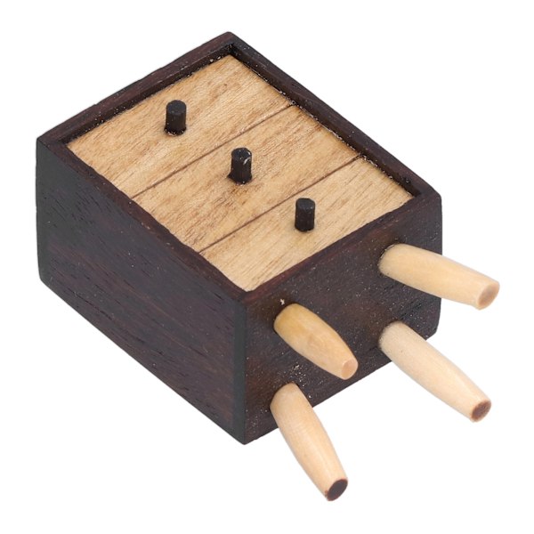 1:12 Dockskåp Lådskåp Skänk Miniatyr Möbeldekoration Tillbehör