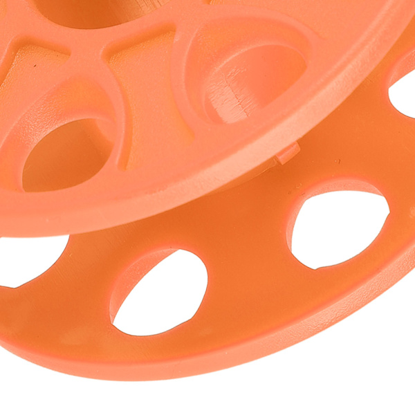 Durable Plastic Diving Compact Finger Spool Reel Diver Underwater Accessory Orange