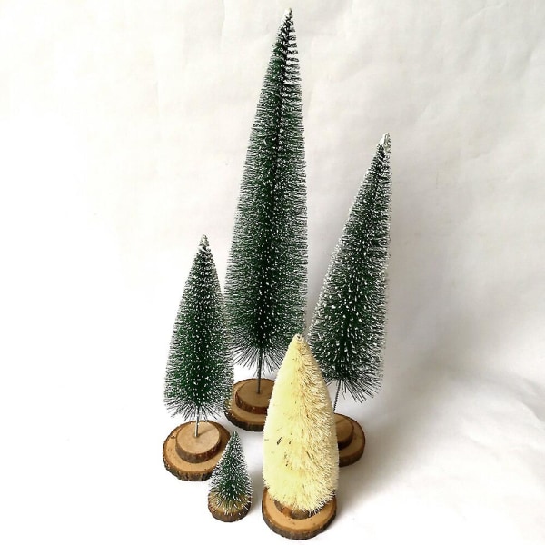 Mini juletre for barn DIY Small Pine Tree Desktop Home Decoration Julegaver 36.5cm