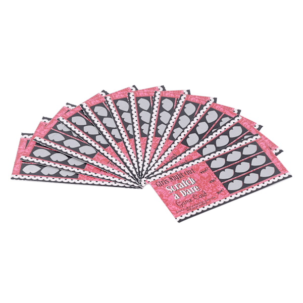 12st Truth Game Cards Scratch Off Vuxen Game Card för Single Party Parody Game Prop