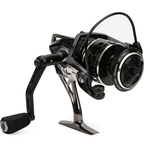Metall Spinnhjul för Höger/Vänster Hand, Utbytbart, Saltvattenfiske, Baitcasting, GTS 4000
