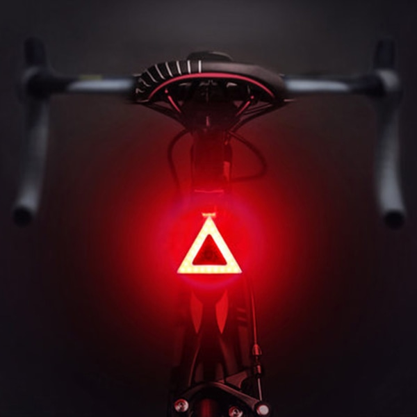 Cykel baglygte USB opladning LED blink baglygte cykel natkørsel advarselslys