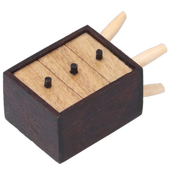 1:12 Dockskåp Lådskåp Skänk Miniatyr Möbeldekoration Tillbehör