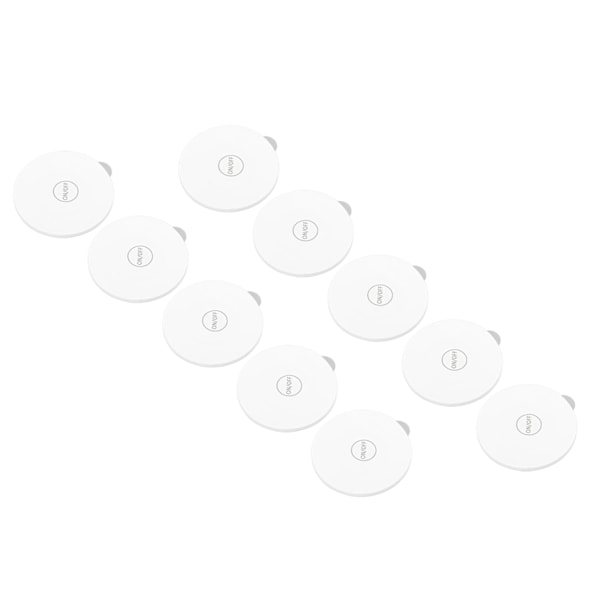 10 stk LED-flaskeunderlag LED Light Up Underlag klistermærke Lys Vinflaskelamper til drikkevarer Bar Party Bryllup Hvid 6cm