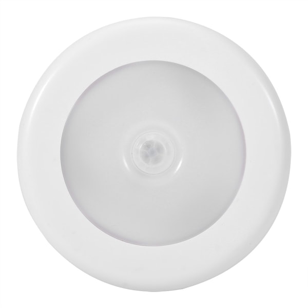 6 LED Round Auto Motion Light Sensor Infraröd Nattljus Skåp Trapplampa