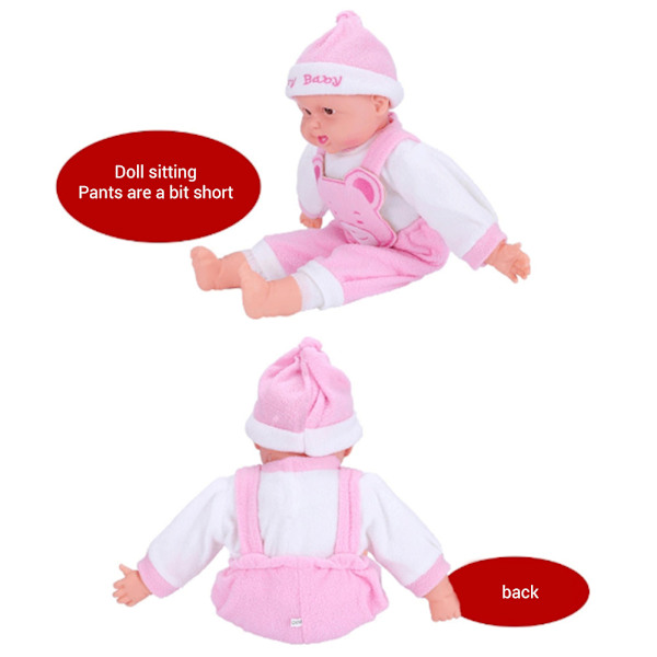 50 cm Simuleringsbabydocka Realistisk nyfödd docka Bedårande babydocka Babystorlek gosad babyleksak