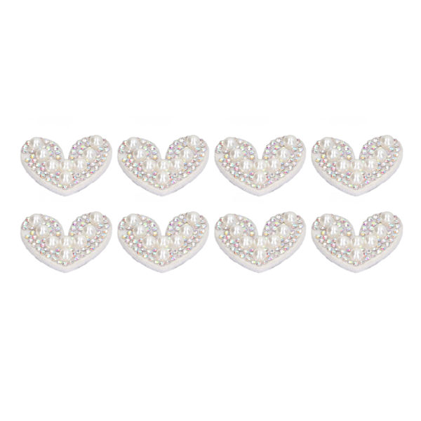 40 kpl Rhinestone Sydän -paikkoja DIY Käsityö Kauniita Ommeltavia Paikkoja Vaatteiden Korjaamiseen ja Koristeluun