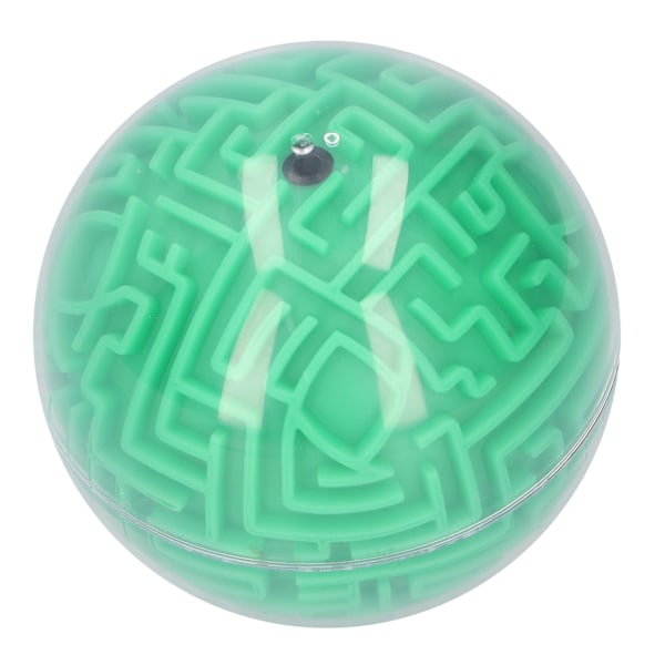 3D Maze Ball Brain Training Intellektuellt Pusselspel Leksak Underbar present till Kid BarnGrön