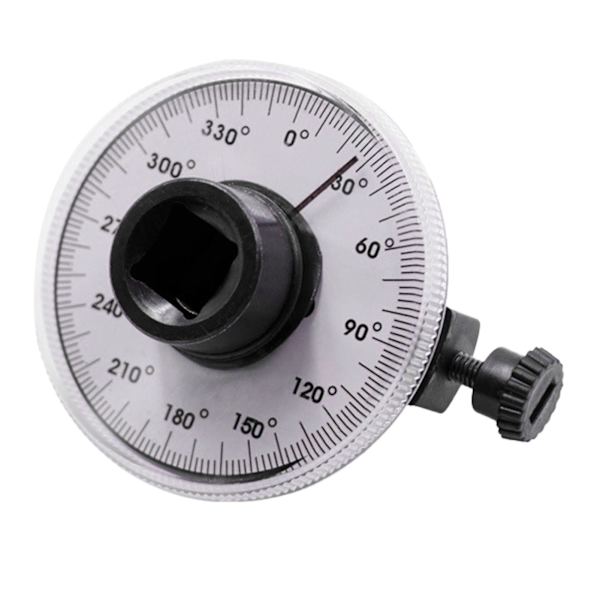 Torque Angle Gauge 1/2 inch 360° Precision Angle Tightening Clear Scale Adjustable Angle Measuring Tool