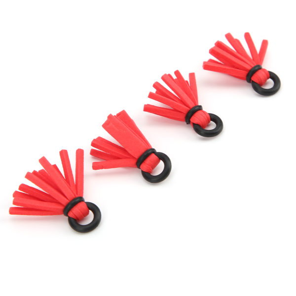 4 stk. Fluefiske Float Foam Strike Indicators Drift Krok Posisjonering Floats BobbersRød