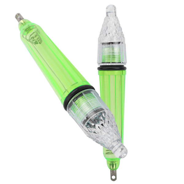 2 stk Havfiske Ferskvann Universell Blekksprutlampe Undervannsattraherende LED Lokkelys 17CM