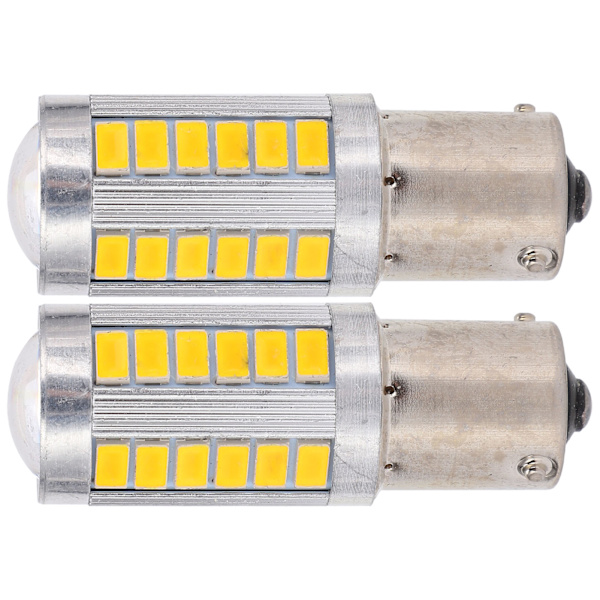 1156 Auton LED-lamppu 5630 33SMD korkea teho signaali, vilkku, jarru, pysäytys, takavalo, DRL, sumuvalo Keltainen valo