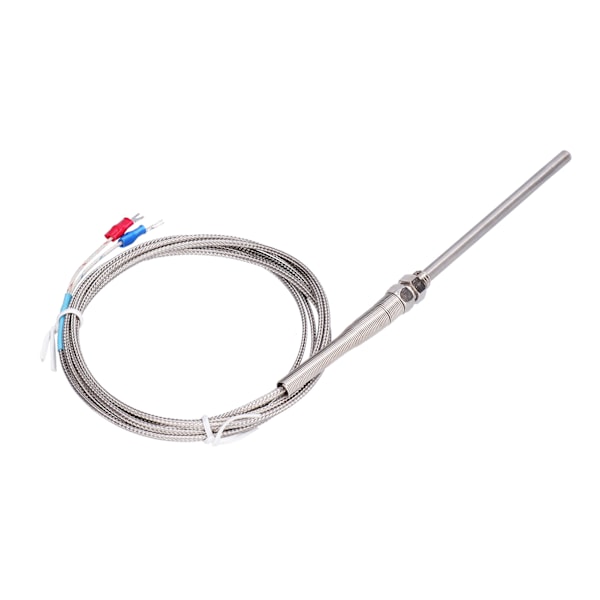 K Typ Temp Termoelement Temperatursensor Termisk sond Rostfritt stål 0~600℃ WRNT‑187Vanlig typ 2 Meter