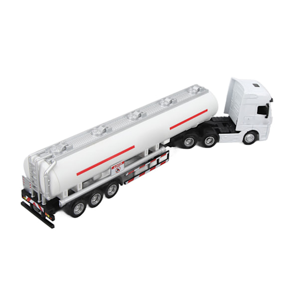 Olie Tankbil 1:50 Traktor Trailer Legetøj Transportkøretøj Lastbil Model Legetøj til Drenge Gaver Hvid