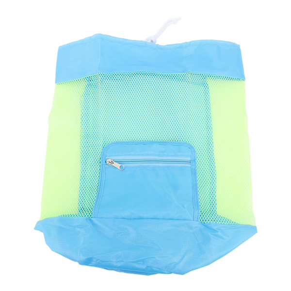Stor Mesh Beach Toy Bag Stor Mesh Beach Bag för Barn Leksaker Kläder Handdukar Diverse 48x24cm