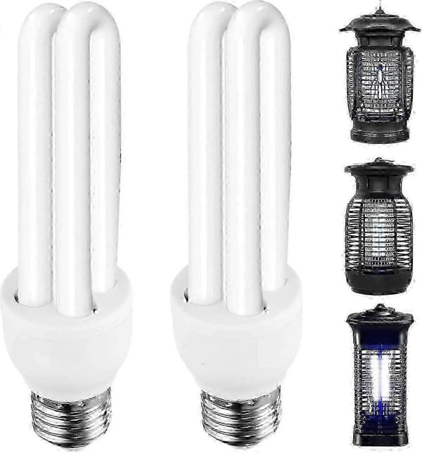 2-pack E27 20W 2U LED-lampor, energieffektiva, bred kompatibilitet för smarta hemsystem