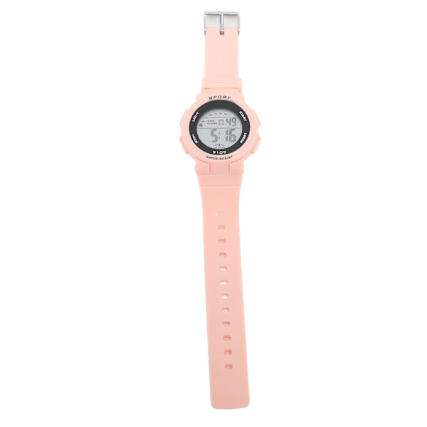 Student Elektronisk Ur Multifunktion Vandafvisende Mode Let Luminous Elektronisk Armbåndsur til Daglig Sport Pink