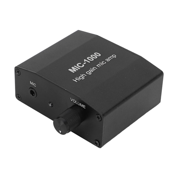 Mikrofonförstärkare Mic Audio Amp High Gain 1000 Times Amplification Accessory Set Kit