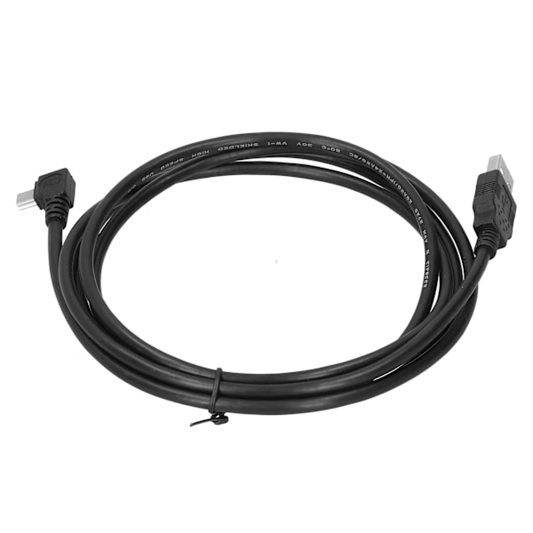 Vinkel USB2.0-kabel, hane till mini-USB hane, 90 grader, för hårddisk, datortillbehör, höger sväng