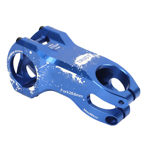 Cykelstam Långt justerbart CNC-styre Lättvikts ihåligt 31,8 mm Cykelstyrestam för mountainbike landsvägscykel Blå