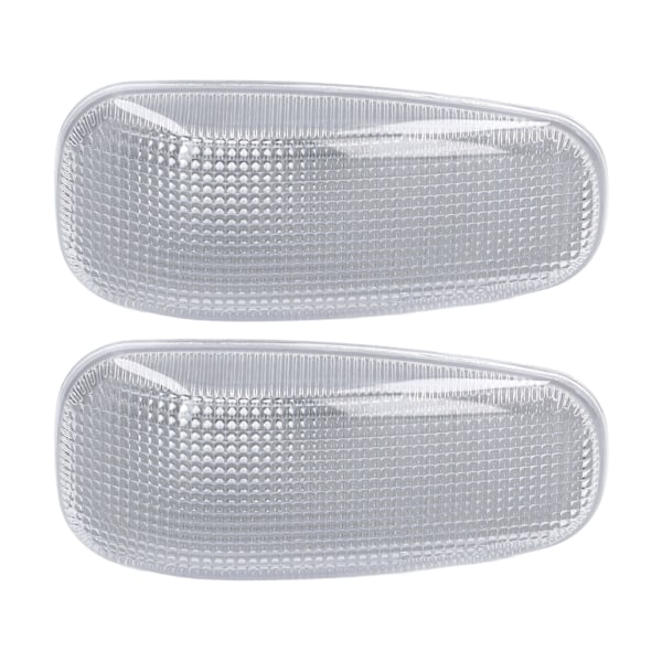 2 stk sideblinklyslinser med pakninger for DODGE SPRINTER 2500 3500 2003-2006 Hvit