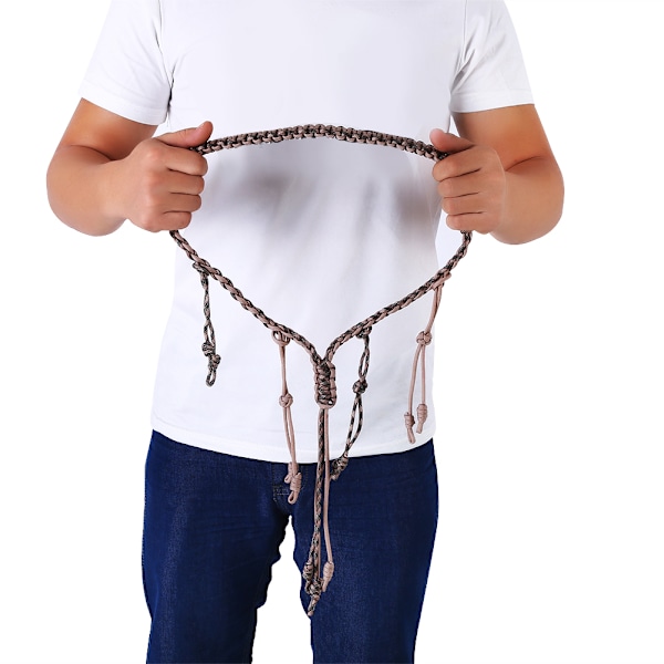 Bærbar Nylon Andefløjte Snøre Flettet Paracord til Udendørsjagt (Khaki + CP Camouflage)