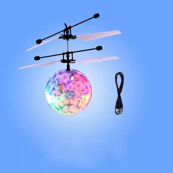 Flyvende bold fjernstyret børnelegetøj klæbrig bold børnehelikopter B[LD]