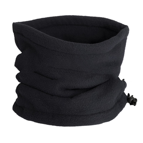 Vinter Sort Blød Fleece Halsvarmer Gaiter Hat