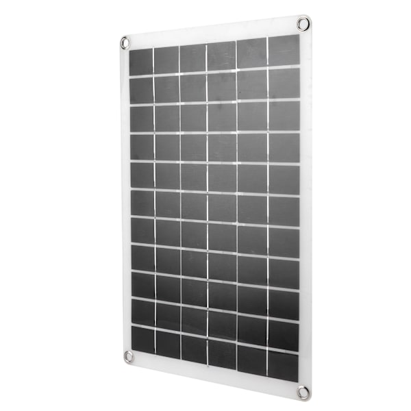 Bärbar Solcellspanel 100W Monokristallin 12/24V USB-utgång för Bilar Släpvagnar Yacht