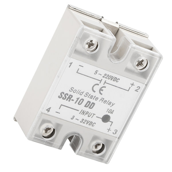 SSR-10 DD 10A 5-220VDC Solid State Relä För Industriell Automationsprocess