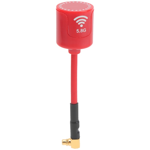 5.8Ghz MMCX 2.8dbi RHCP Høj Gain Lang Antenne til FPV Racing Drone RC Dele Rød Vinkel